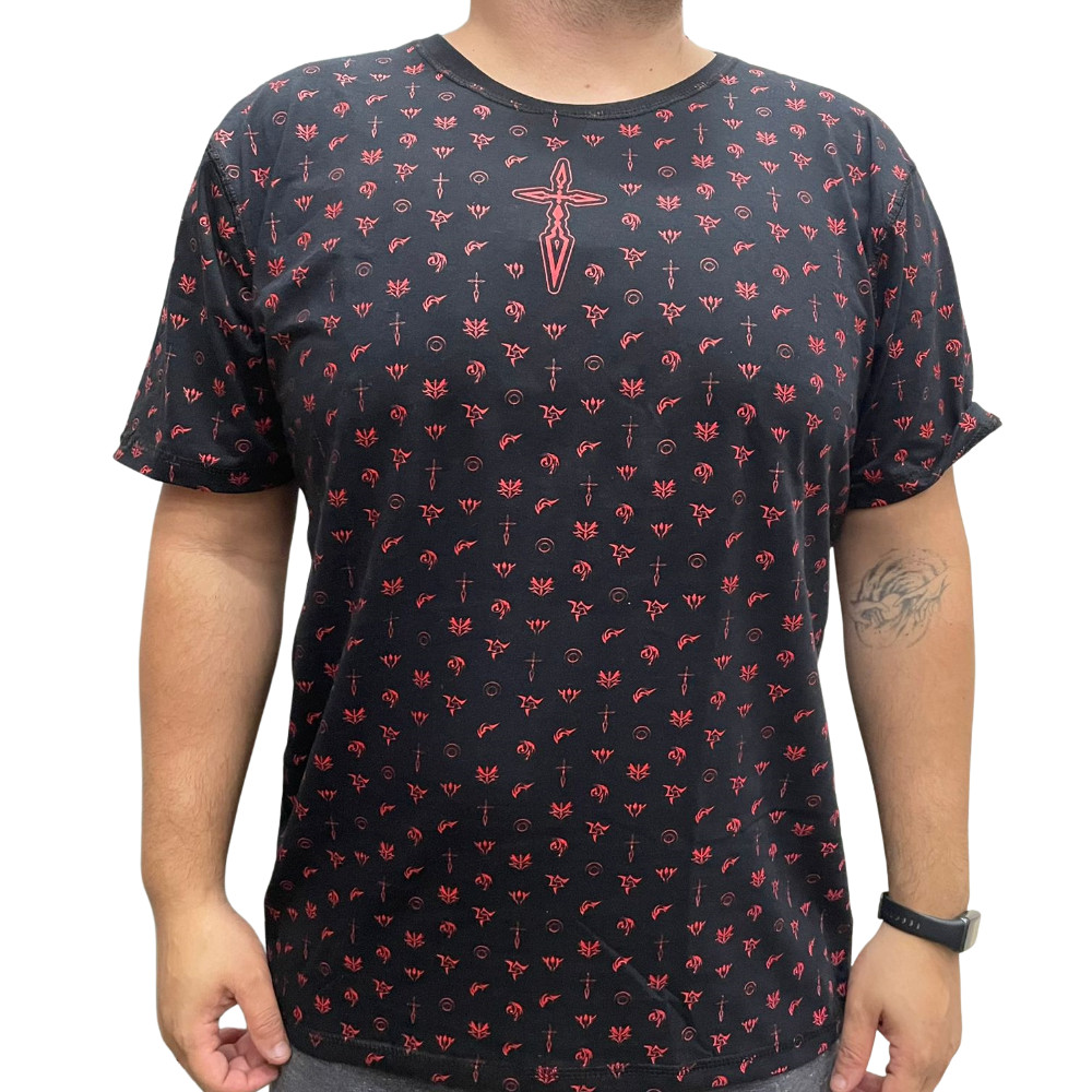 Camiseta - Fate Zero Símbolos Logo Dupla Face | Shopee Brasil