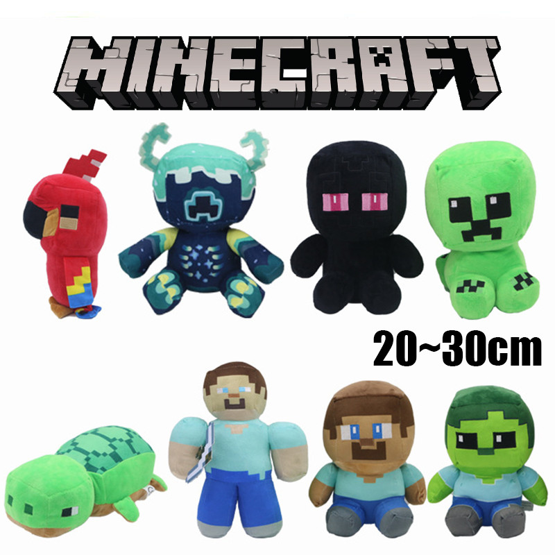 Novo Filme Minecraft Brinquedos De Pelúcia Trepadeira Zumbi Steve MC ...