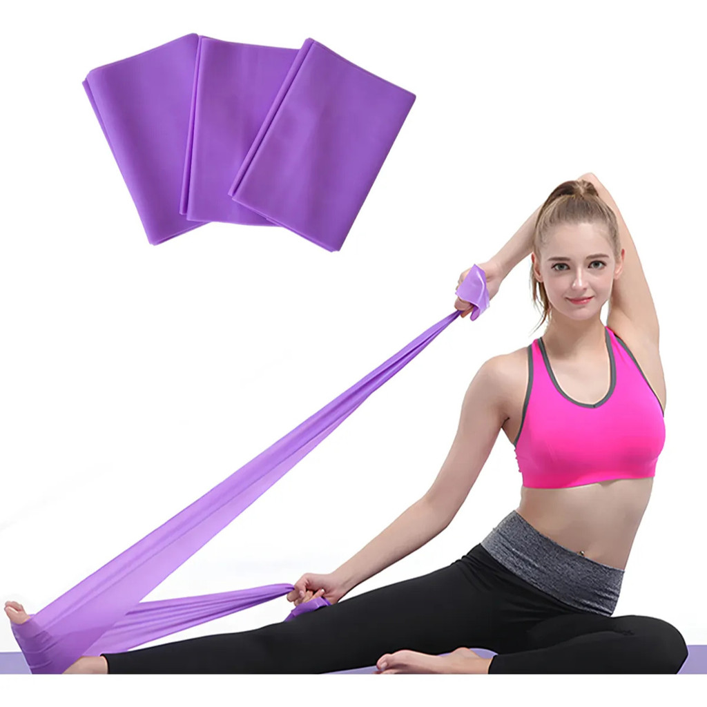 Faixa Elastica para Exercicios Pilates Multifuncional Yoga Fisioterapia ...