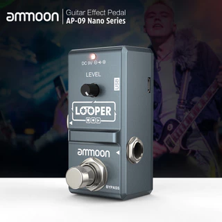 Munição Loop Pedal Ammoon Ap-09 Nano Pday Unlimited 09 Looper Series 10 Com Usb Bypass Snyq Ilimitado 10 Minutos