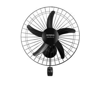 Ventilador de parede 50 cm oscilante preto Turbo Pró - NVP-PRO-50 Mondial