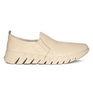 Tênis Usaflex Feminino Couro Slip On Elástico Casual em Oferta na Shopee