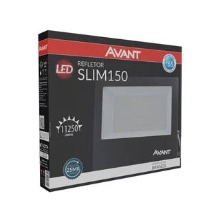 Refletor Avant LED 150W 6,5K 11250 Lumens Preto em Oferta na Shopee