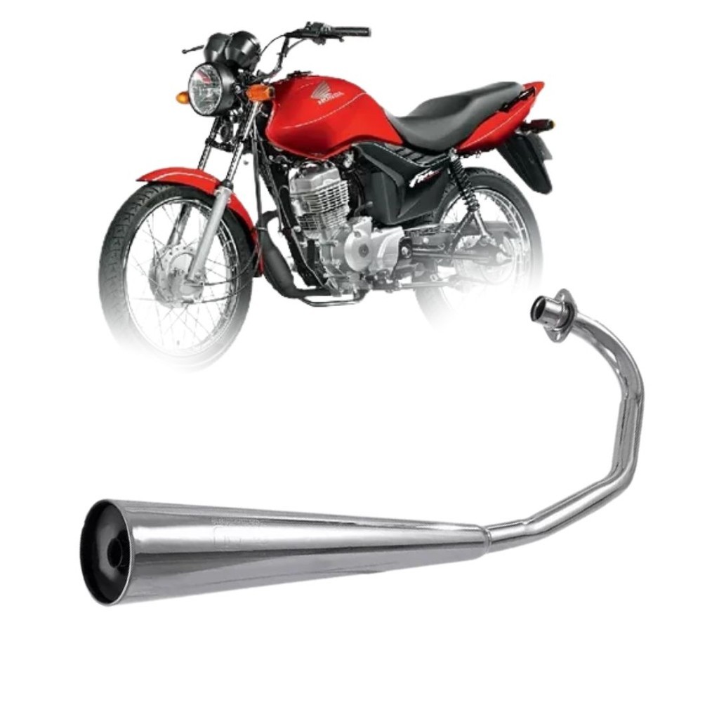 Escapamento Fan 125 Ks / Es Mini Gp Pro Tork 2009 2010 2011 2012 2013 ...