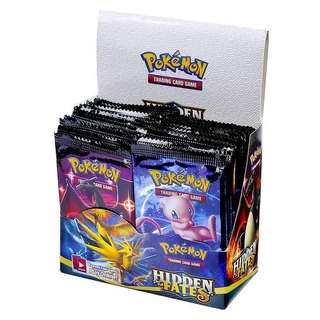 54 Pçs Pokemon Cartões De Ouro Batalha Carte Intes GX Jogo De Cartas Booster Coleção Brinquedos Para Crianças