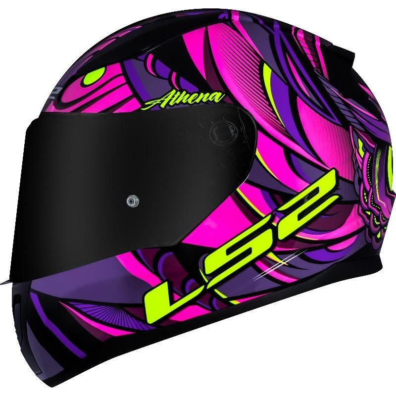 Capacete LS2 Rapid FF353 Athena (LS2 da Coruja) - Roxo