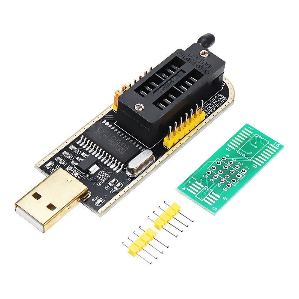 Ch341 Gravador Programador Eprom Usb Ch341a Bios Flash 25xx