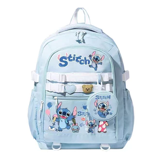 Stitch mochila escolar infantil material escolar estudantes do ensino fundamental estudantes do ensino médio mochila mas