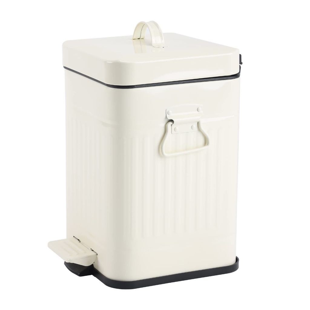 Lixeira Com Pedal Cesto Lixo Banheiro 5l Cozinha Tampa