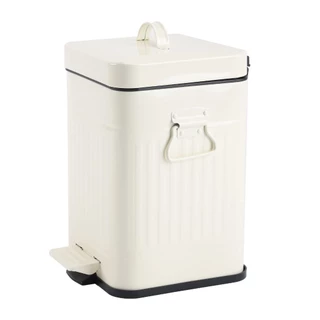 Lixeira Com Pedal Cesto Lixo Banheiro 5l Cozinha Tampa