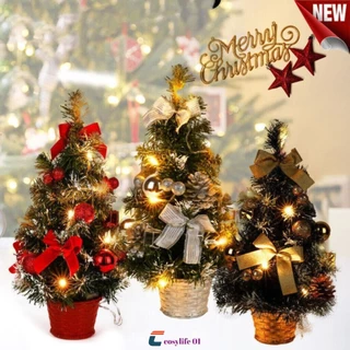 40cm Mesa Led Árvore De Natal Luz Noturna Decoração Desktop Artificial Presente De Ano Novo Enfeite De Árvore De 