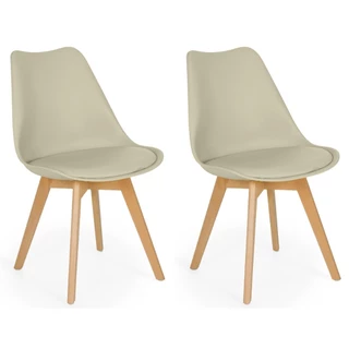 Conjunto 02 Cadeiras Eames Wood Leda Design