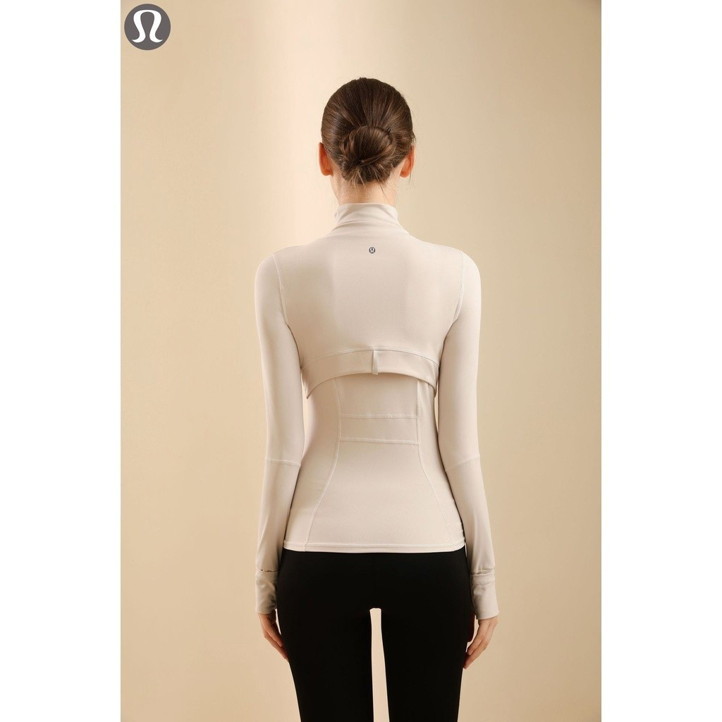 Lululemon Define Jaqueta Slim Fit Nude Feel High Elastic Fitness