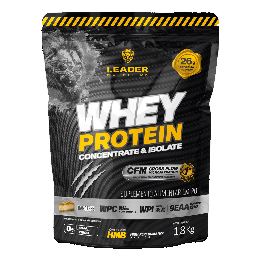 Whey Protein Concentrado E Isolado Cfm Zero Açúcar 1,8kg | Shopee Brasil