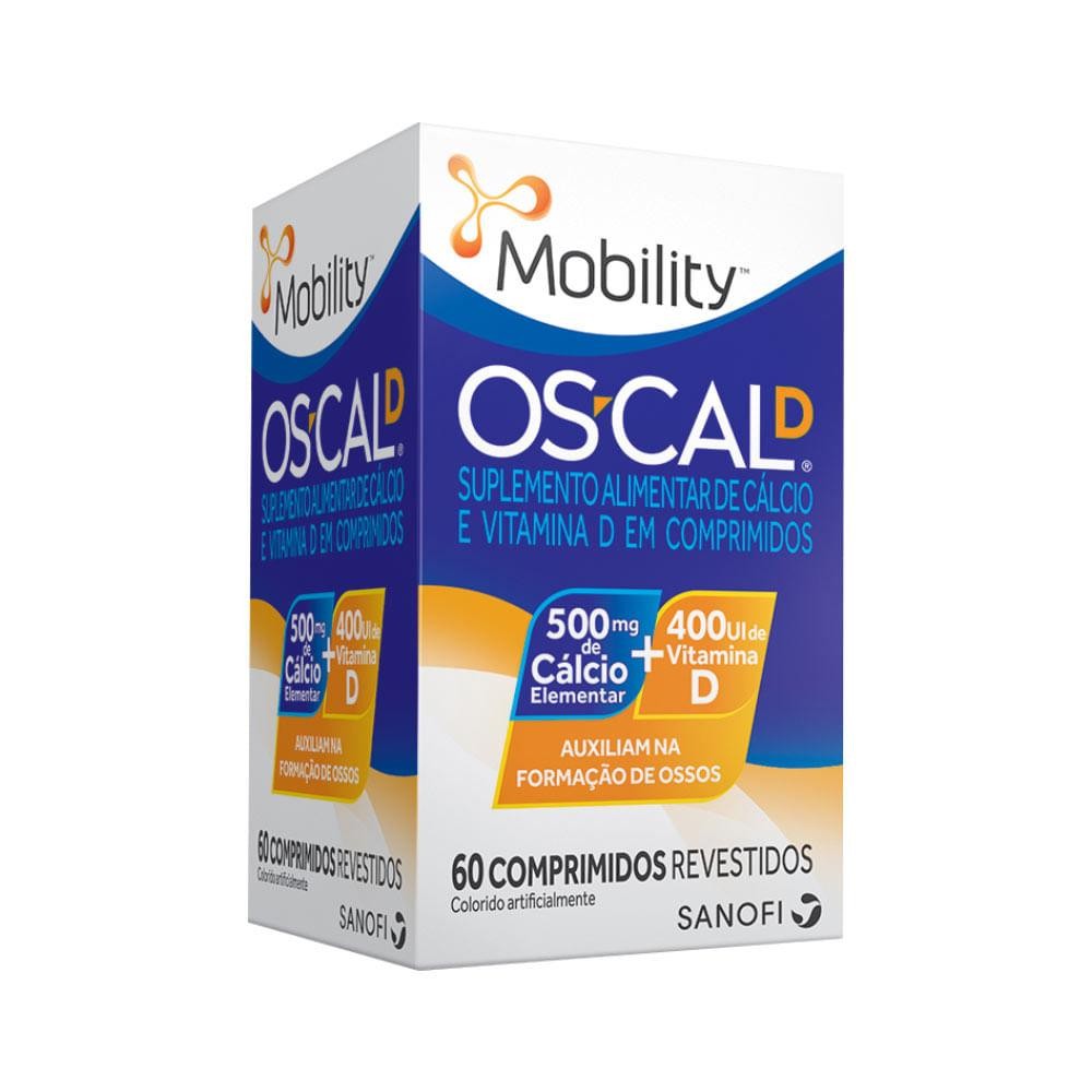 Oscal 500mg + 400UI 60 Comprimidos Revestidos | Shopee Brasil