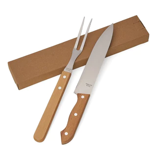 Kit Talheres P/ Churrasco C/ 2 Pçs