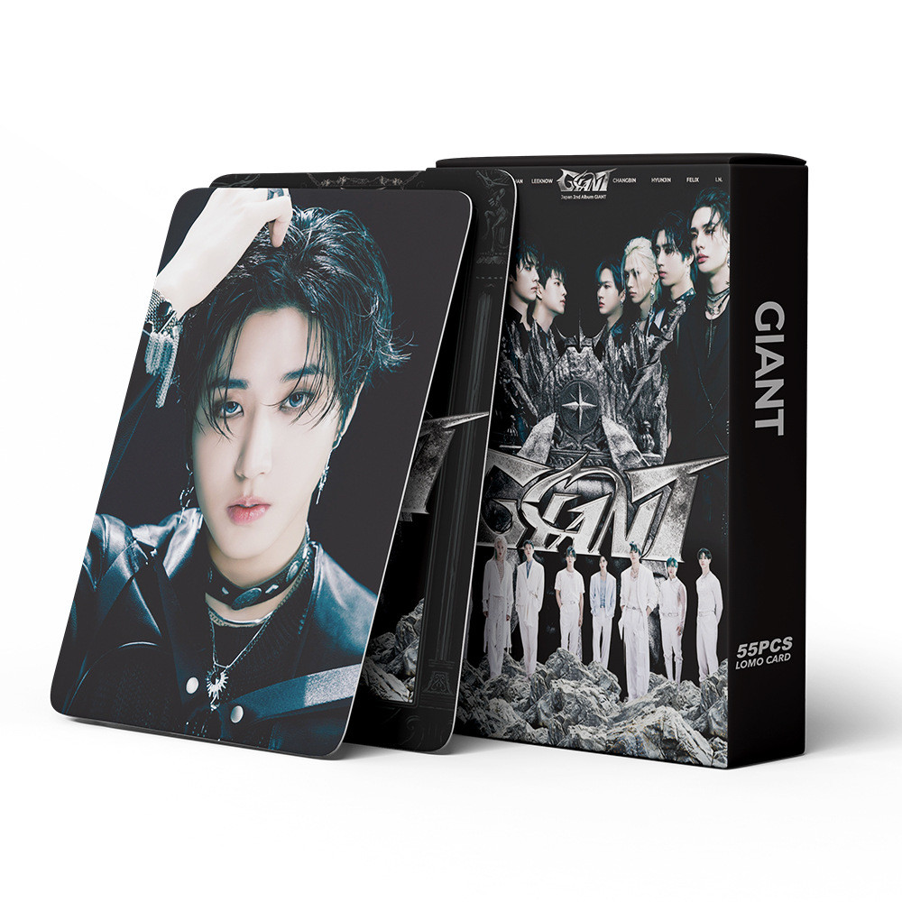55pcs STRAY KIDS SKZ HOP Gigante Lomo Cartões Seu Herói Secreto