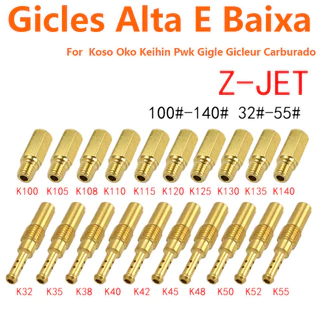 Kit 20 GiclêS Kit Gicleur Alta + Baixa Carburador Fullpro Koso Keihin Pj Pwk Crf 150 230 250 450
