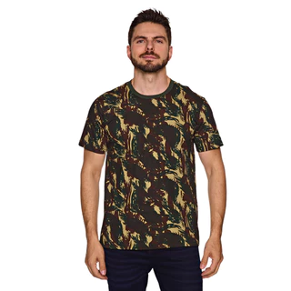 Camiseta Militar Camuflada do Exército Malha premium