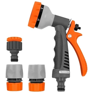 Conjunto para Irrigação Tramontina com Engates Rápidos e Hidropistola, 4 Peças em Oferta na Shopee