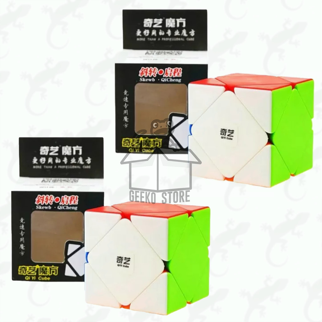 Skewb Qicheng QiYi 3x3 Sin Pegatinas – Cubo De Speedcubing Suave Y Estable Para Todos Los Niveles