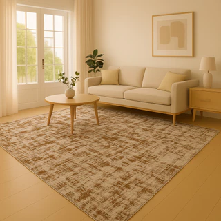 Tapete de Quarto Grande - Tapete Geométrico Bege 2,00x2,50m, Estilo Boho em Oferta na Shopee