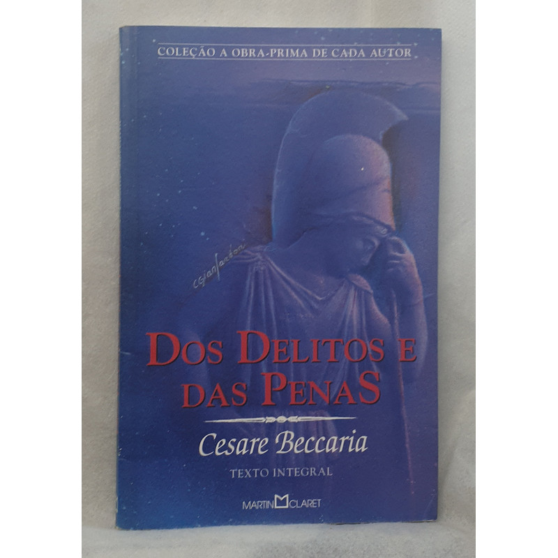 Livro Dos Delitos e das Penas - Edição de Bolso - Cesare Beccaria ...
