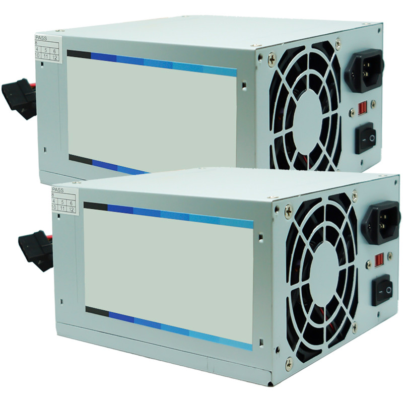 KIt 2 Fontes Pc Atx 200W Reais Real Silenciosa com Cabo de Força Nova Knup KP-517 Cinza Bivolt