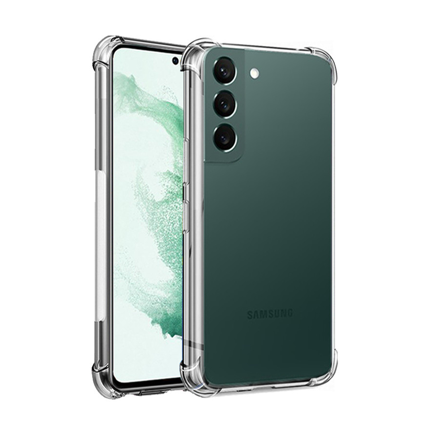 Capa tpu com borda Galaxy S22 5G transparente