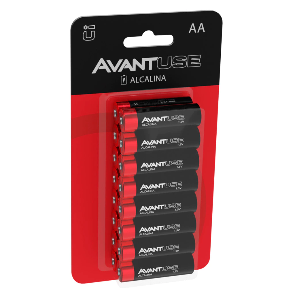 Kit 16 Pilhas Alcalina Pequena Aa 2a 1.5v Cod: 408030014 Avant Use