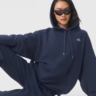 Alo moletom yoga esportes com capuz feminino mesmo estilo de manga comprida correndo Fitness solto Casual jaqueta superi