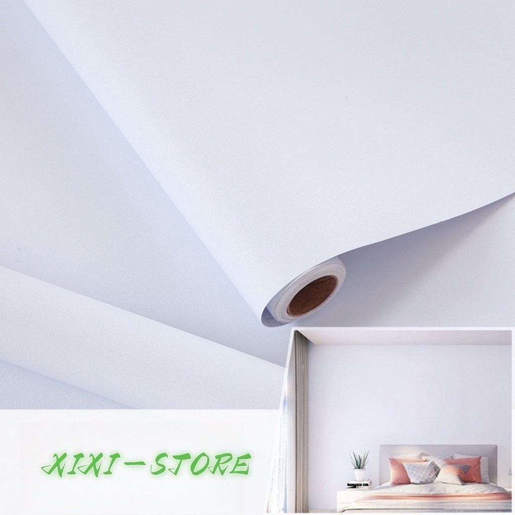 Papel Adesivo Para Móveis 5 Metros Branco Fosco Lavável