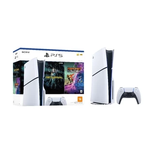 PlayStation 5 Slim Edição Disc com 2 Jogos Original 1 Ano de Garantia de Fábrica