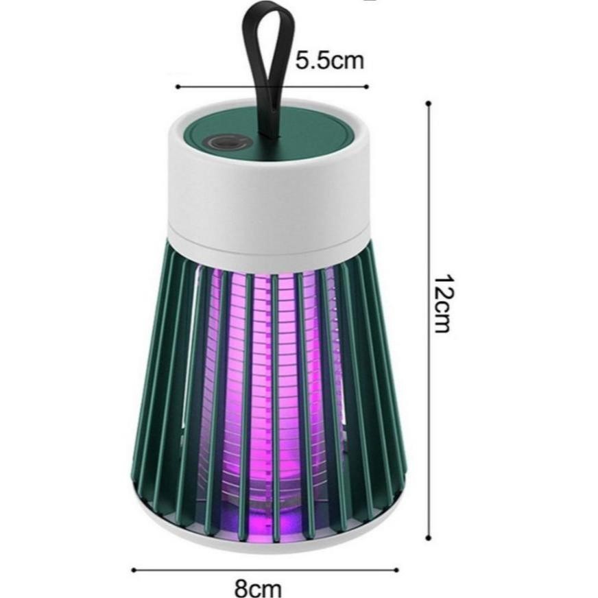 Lâmpada Elétrica Mata-Mosquitos Com Luz UV Usb Recarregável Armadilha Para Insetos