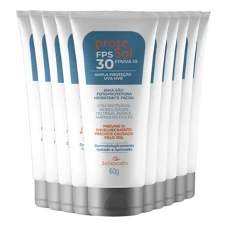 10 Protetor Solar Facial Prote Fps 30 Sofisticatto Atacado