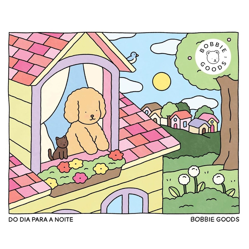 Do dia para a noite | Bobbie Goods | Livro De colorir Oficial