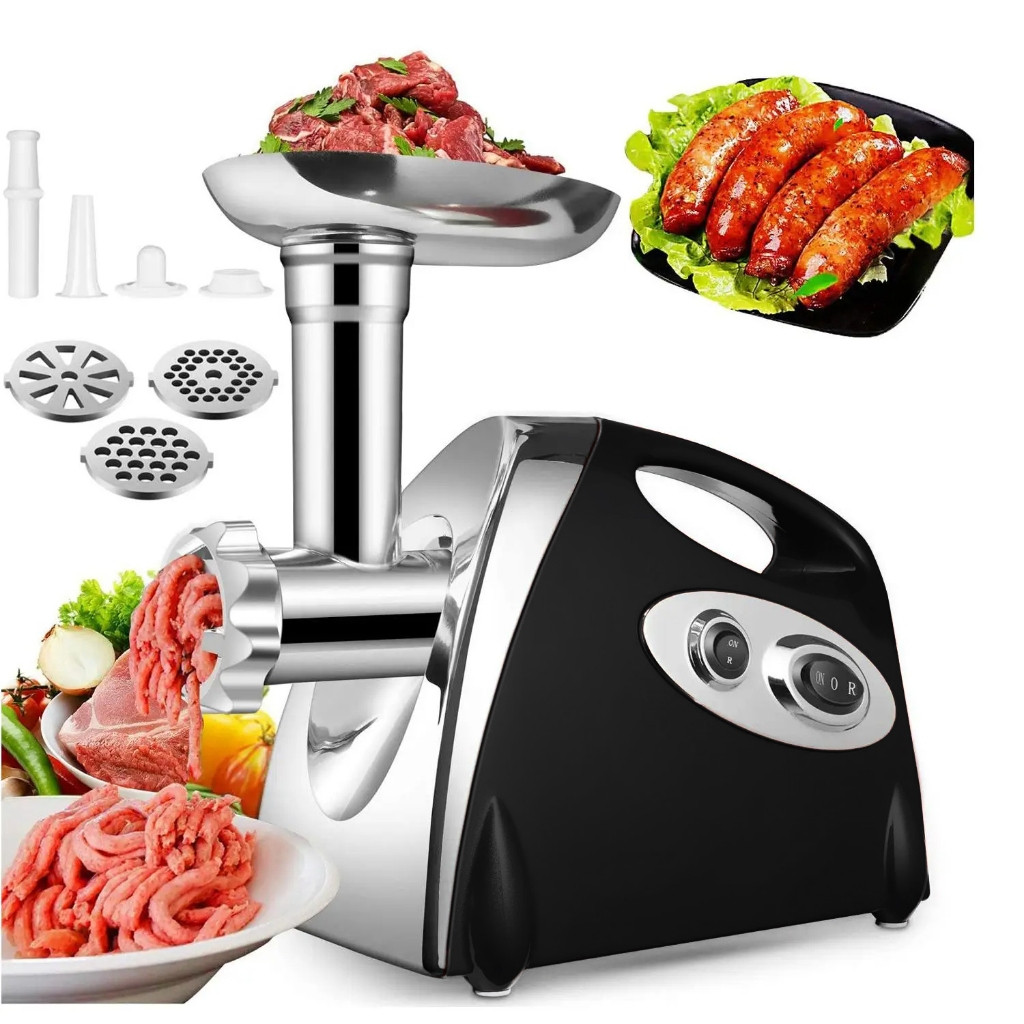 Máquina de Moer Carne Elétrica Picadora 110v e 220v com Bico para ...