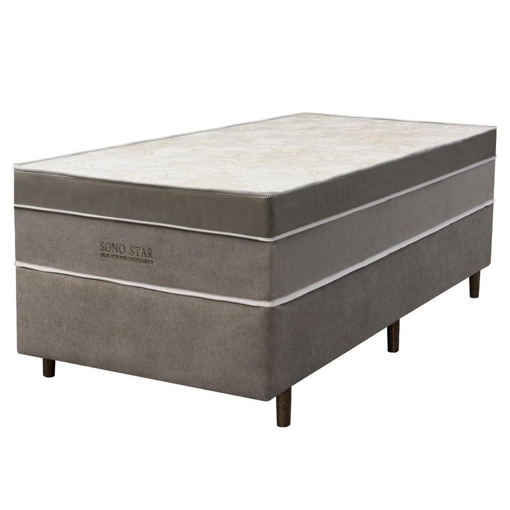 Cama Box Solteiro Molas Ensacadas 88x188x68 Sono Star Simbal | Shopee ...