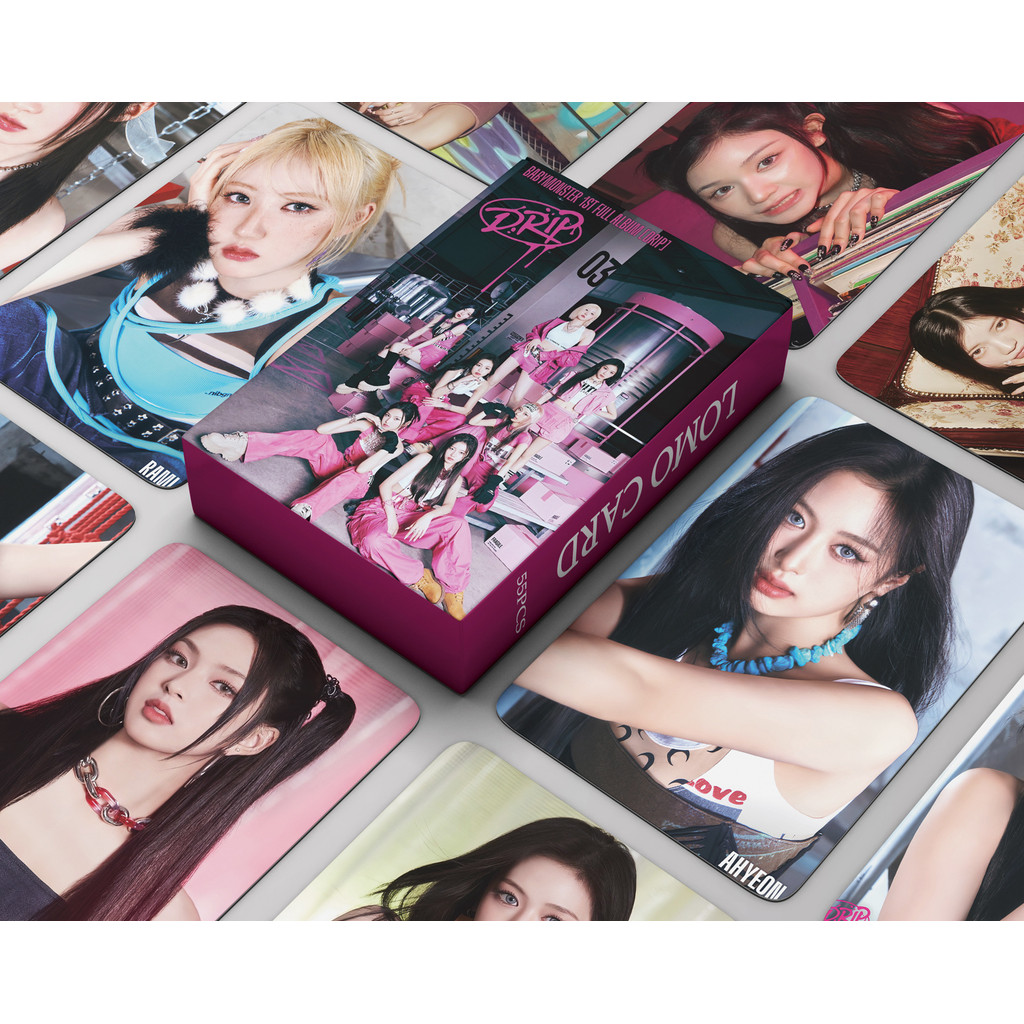 55pcs BABYMONSTER DRIP Lomo Cards CLIK CLAK Vejo Você Há Para Sempre ...