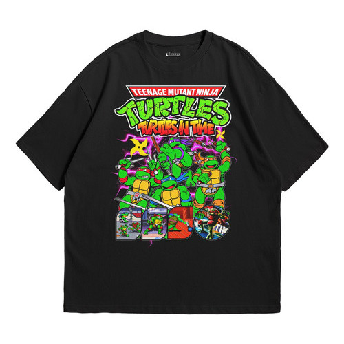 Camiseta Camisa Algodão Game Tartarugas Ninja 3