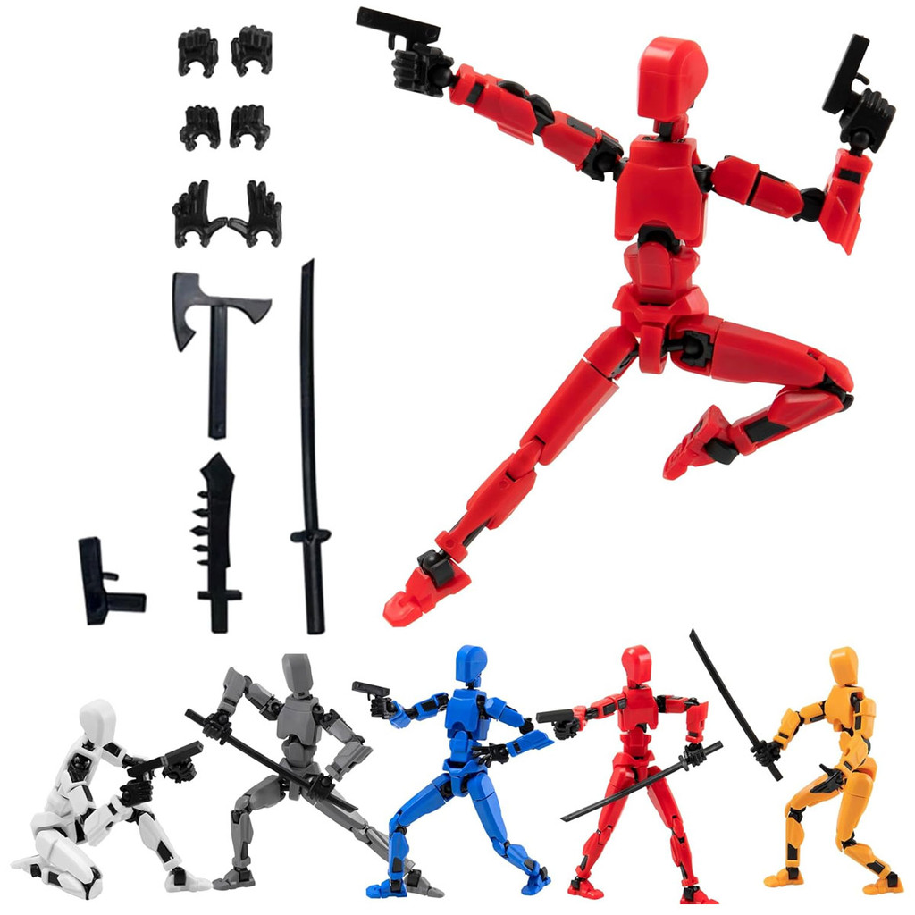 TITAN T13 LUCKY DUMMY ROBOT ANIME FIGURAS FIDGET BRINQUEDOS PARA MENINO ...