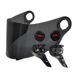 Viseira Capacete Ls2 Ff358 Fumê Fw3 Gt + Reparo Completo Viseira Capacete Ls2 Ff358 Fumê Fw3 Gt + Reparo Completo