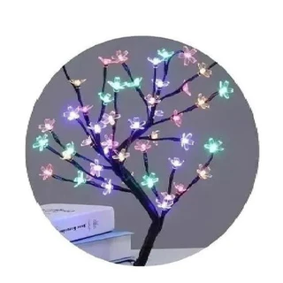 Árvore De Led Cerejeira 48 Led Bivolt Decoração Mesa Natal