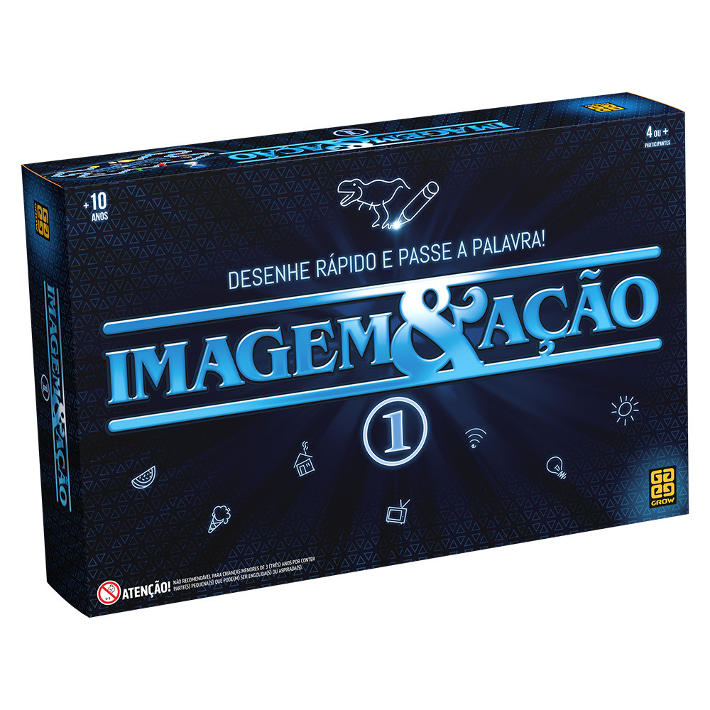 Jogo De Tabuleiro - Imagem e Ação 1 - Grow - 1708