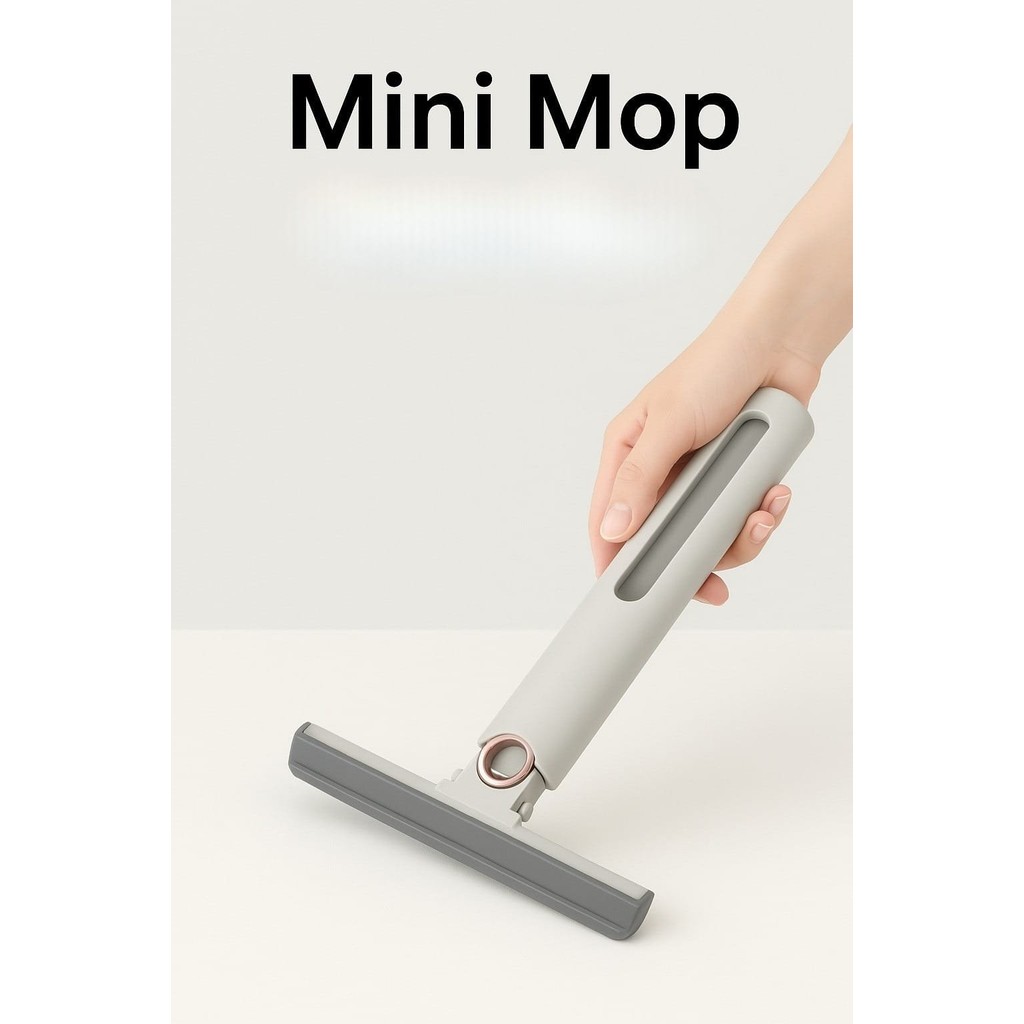 Mini Mop Dobrável Compacto Espremedor Portátil Limpeza Prática | Shopee ...