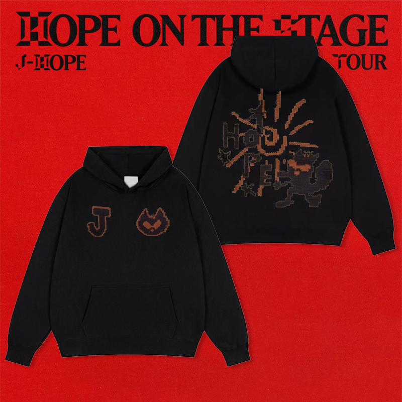 KPOP BTS J-HOPE Tour'on THE STAGE Merch Hoodie Moda Solta