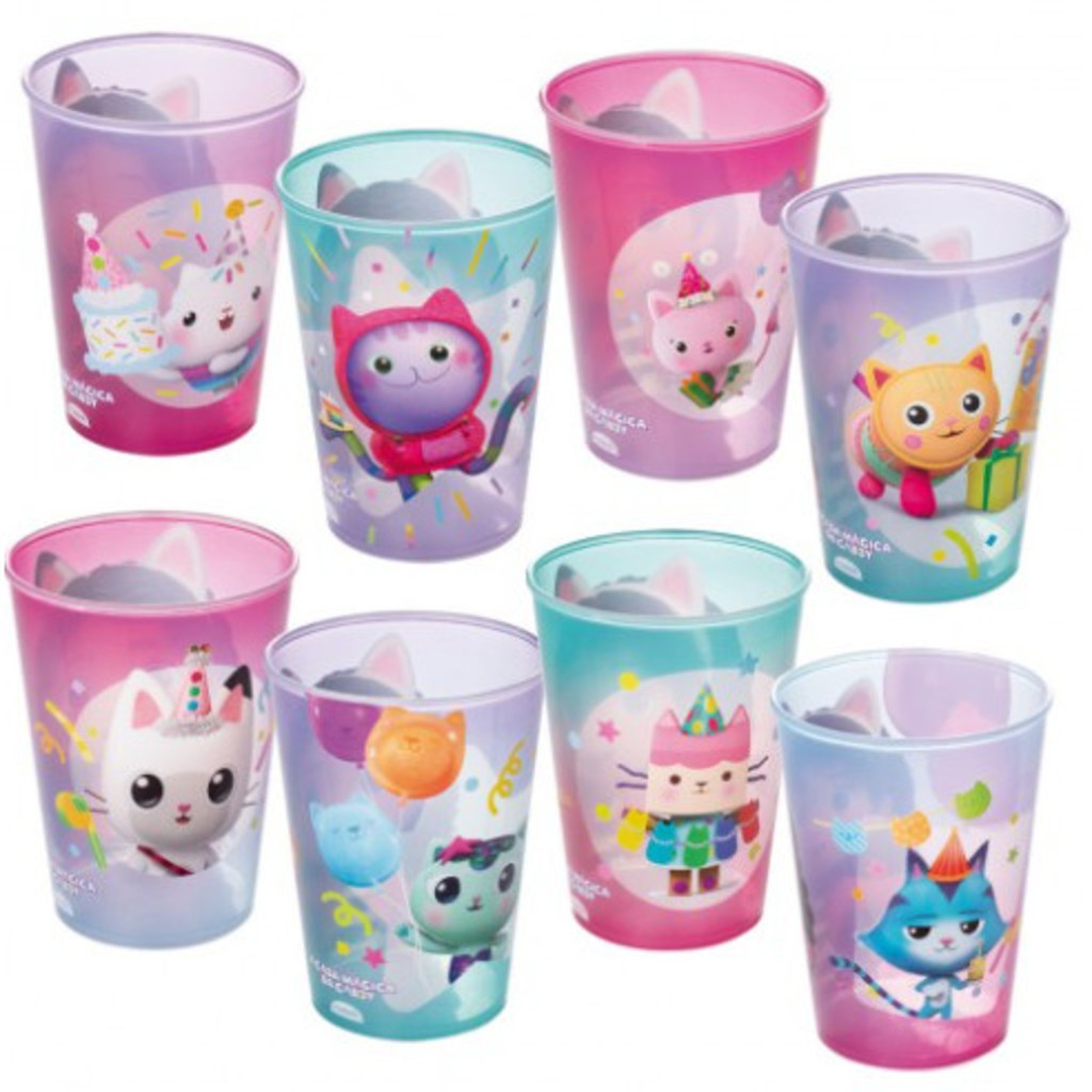 Copo Infantil Decorado Casa Mágica Da Gabby De Plástico 320ml | Shopee ...