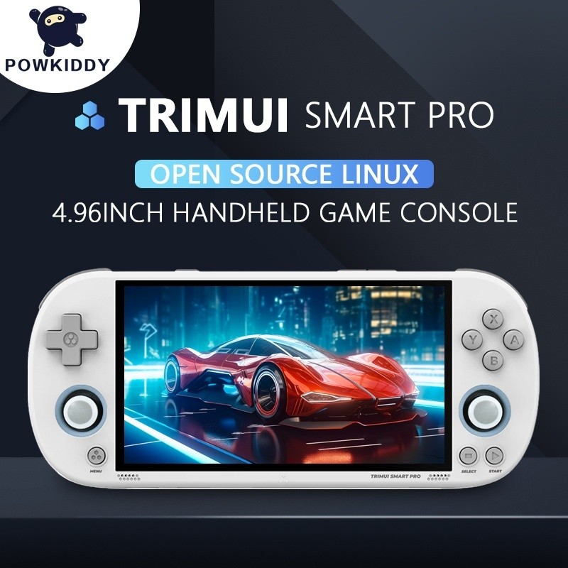 Trimui Pro Retro Sem Fio Inteligente 4,96 Polegada HD IPS Tela Gaming Video Game Console Portátil