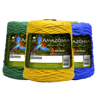 Barbante Amazônia Fio N°6 400 Metros / 400 Gramas - São João em Oferta na Shopee