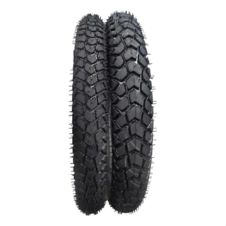 Par Pneus 90/90-18 e 2.75-18 Duna Trail Titan 150 125 Factor